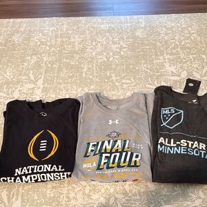 Mens athletic  T-Shirt Bundle - NCAA and MLS size XL